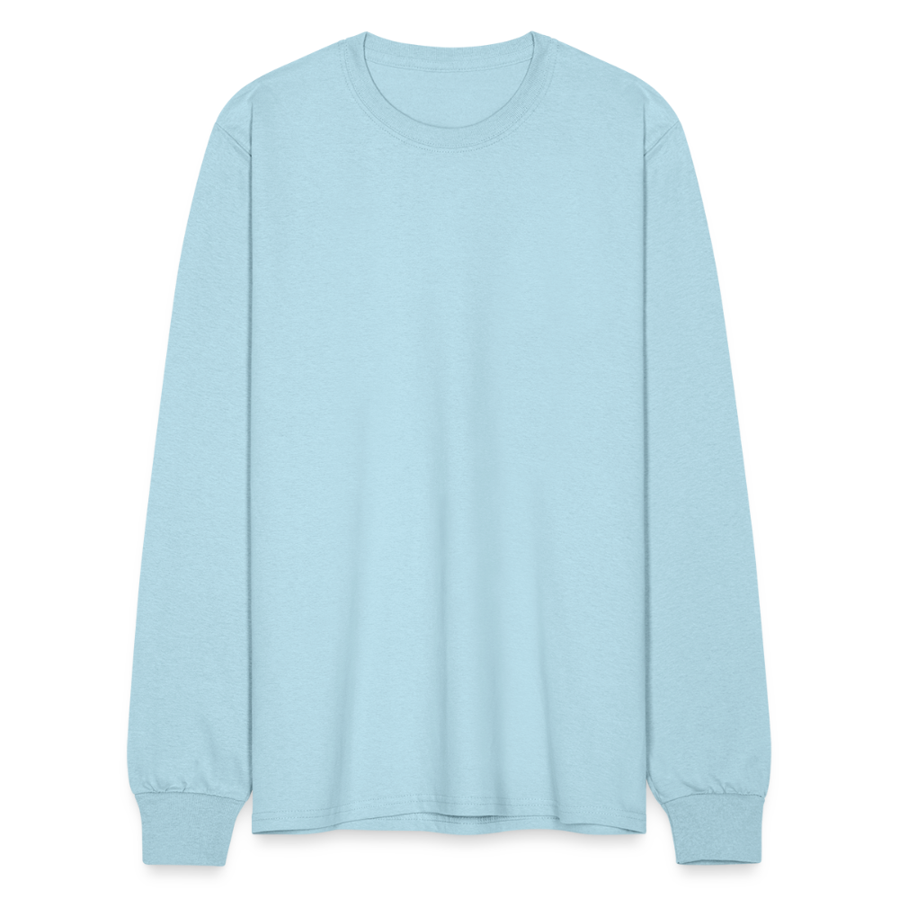 Men's Long Sleeve T-Shirt - powder blue