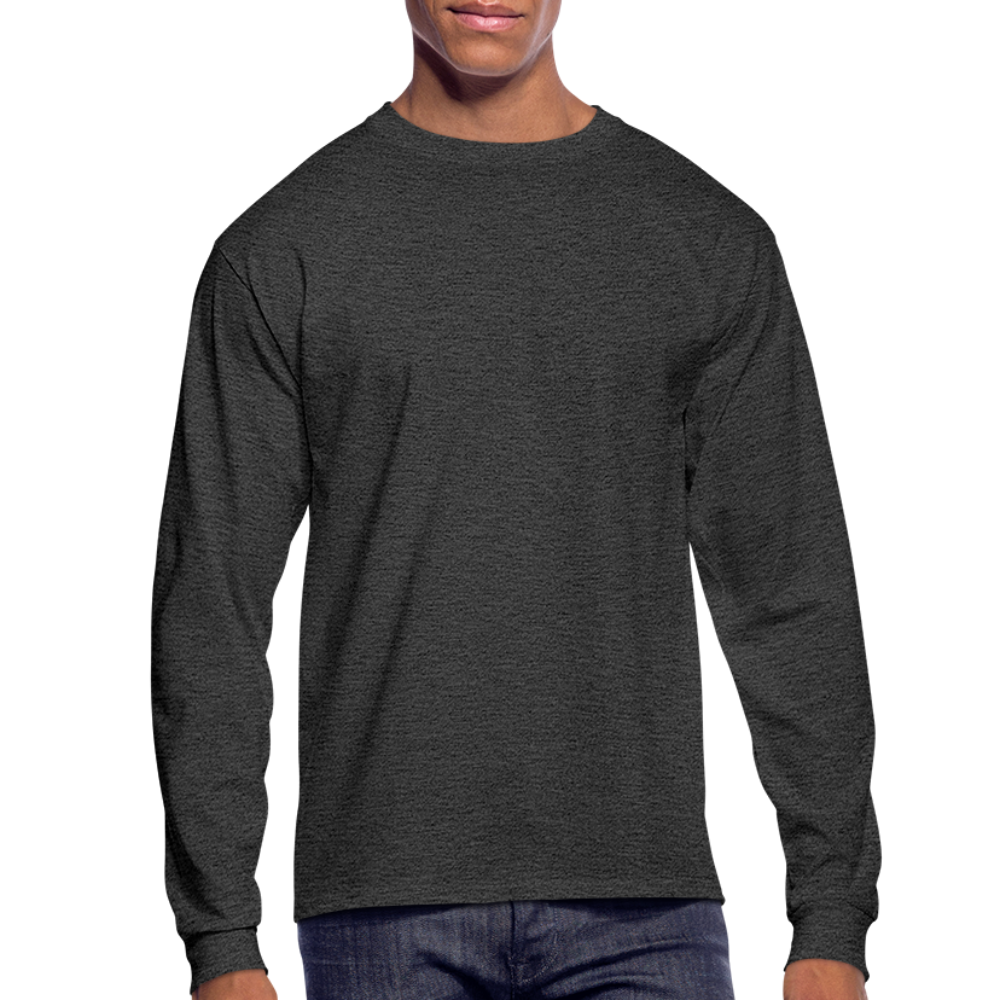 Men's Long Sleeve T-Shirt - heather black