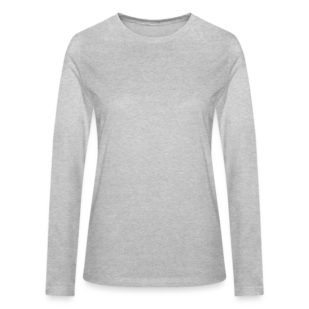 Bella + Canvas Women's Long Sleeve T-Shirt - heather gray