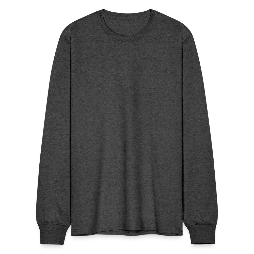 Men's Long Sleeve T-Shirt - heather black